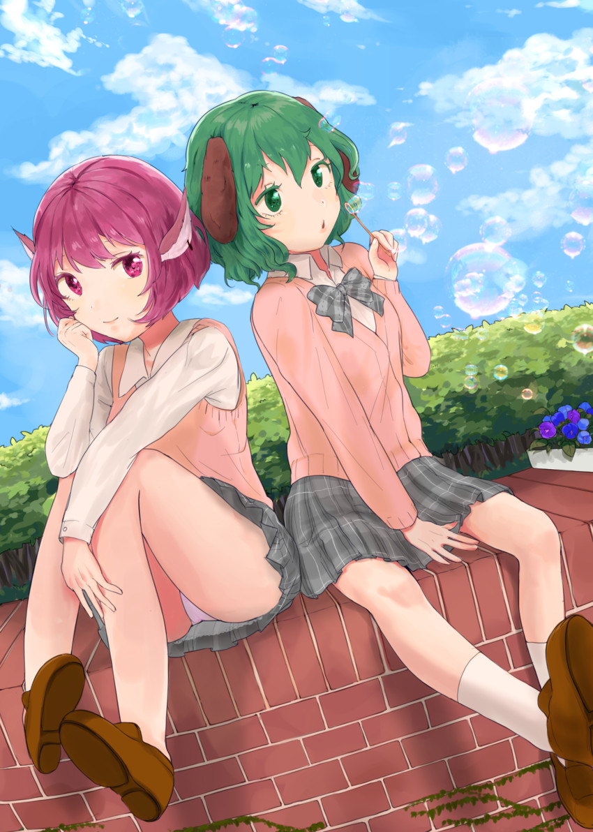 mystia lorelei and kasodani kyouko (touhou) drawn by honi_(honix3)