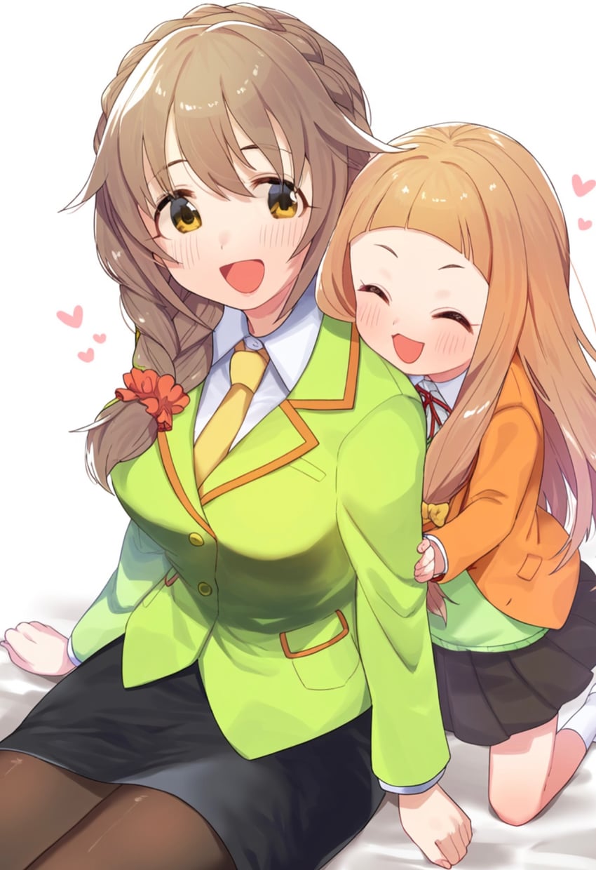 ichihara nina and senkawa chihiro (idolmaster and 1 more) drawn by ninanoheya