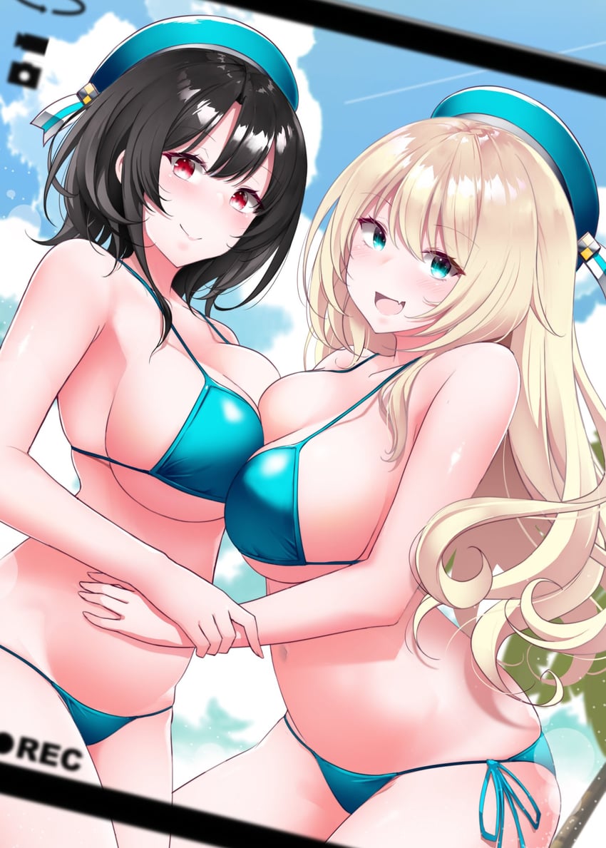atago and takao (kantai collection) drawn by kirigakure_(kirigakure_tantei_jimusho)