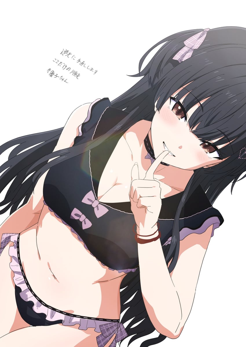 mayuzumi fuyuko (idolmaster and 1 more) drawn by misaki_nonaka