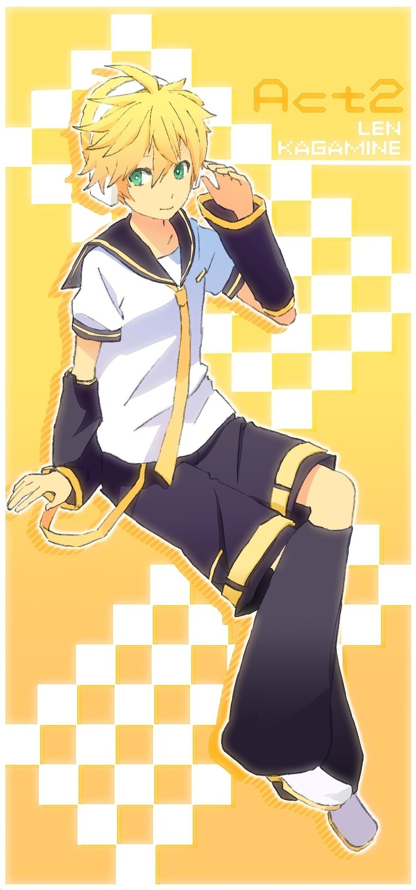 kagamine len (vocaloid) drawn by d_futagosaikyou