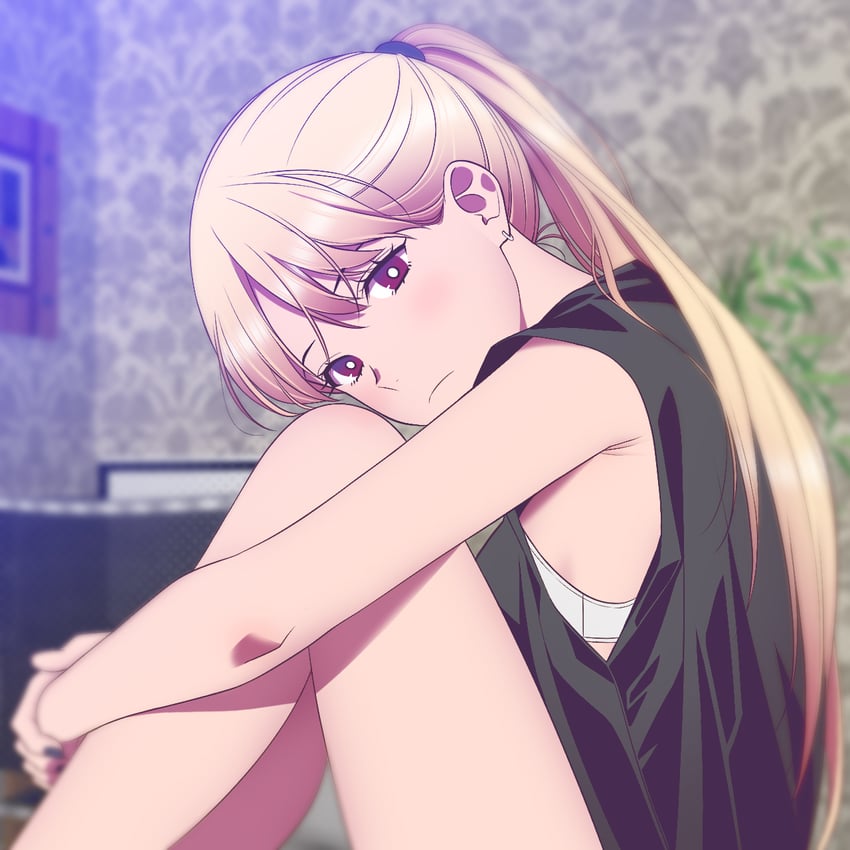 rukawa ruri (akagi-san who always smells good) drawn by andrian_januar_adilia