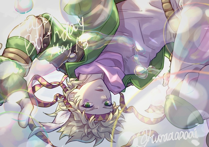 caesar anthonio zeppeli (jojo no kimyou na bouken and 1 more) drawn by gargar
