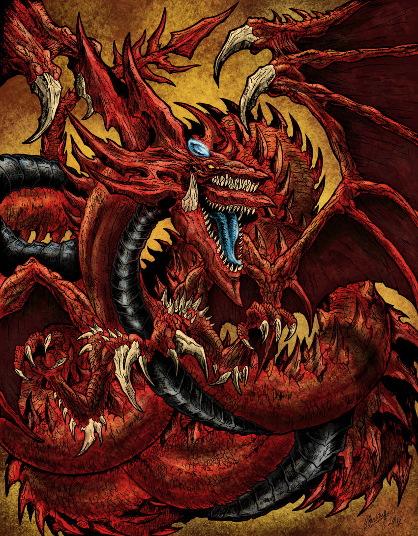 osiris the sky dragon (yu-gi-oh!) drawn by wretchedspawn2012