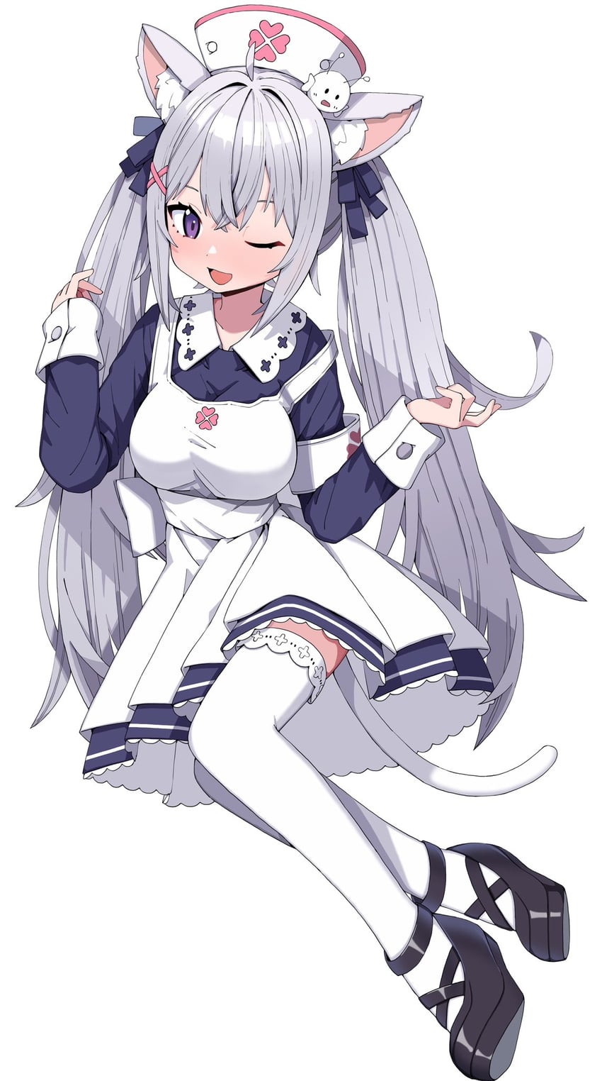 kohanai shii (indie virtual youtuber) drawn by morumoru_x