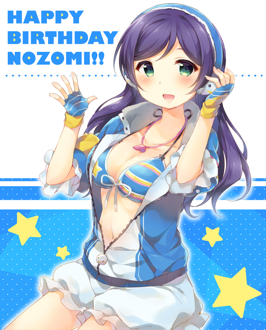tojo nozomi (love live! and 2 more) drawn by hazuki_(sutasuta)
