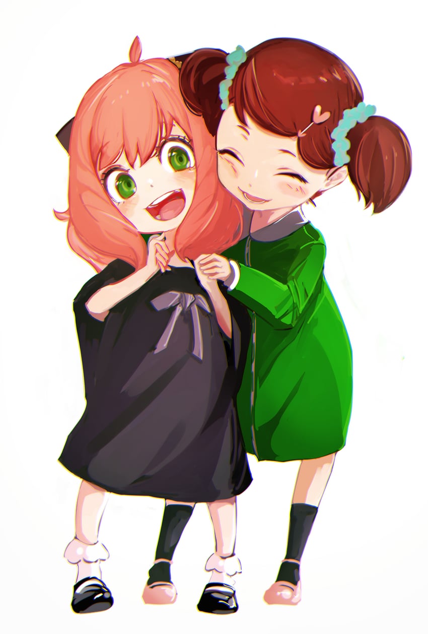 anya and becky blackbell (spy x family) drawn by higemu