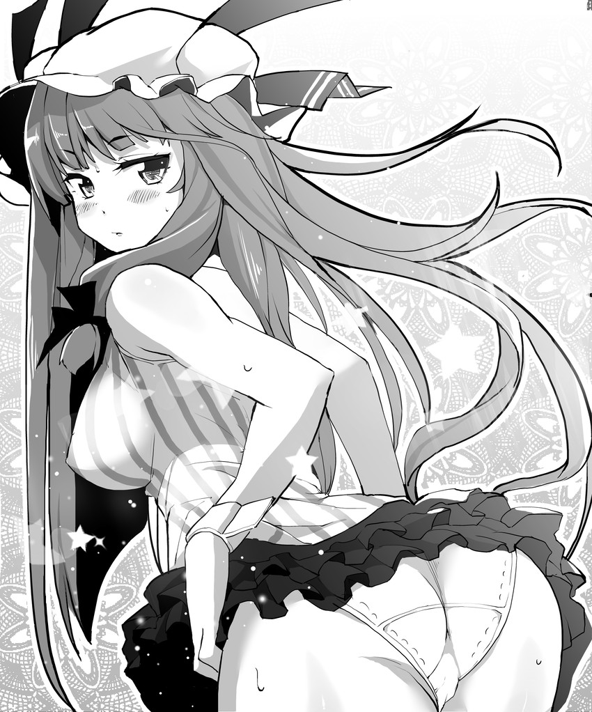 patchouli knowledge (touhou) drawn by haruhina_purple