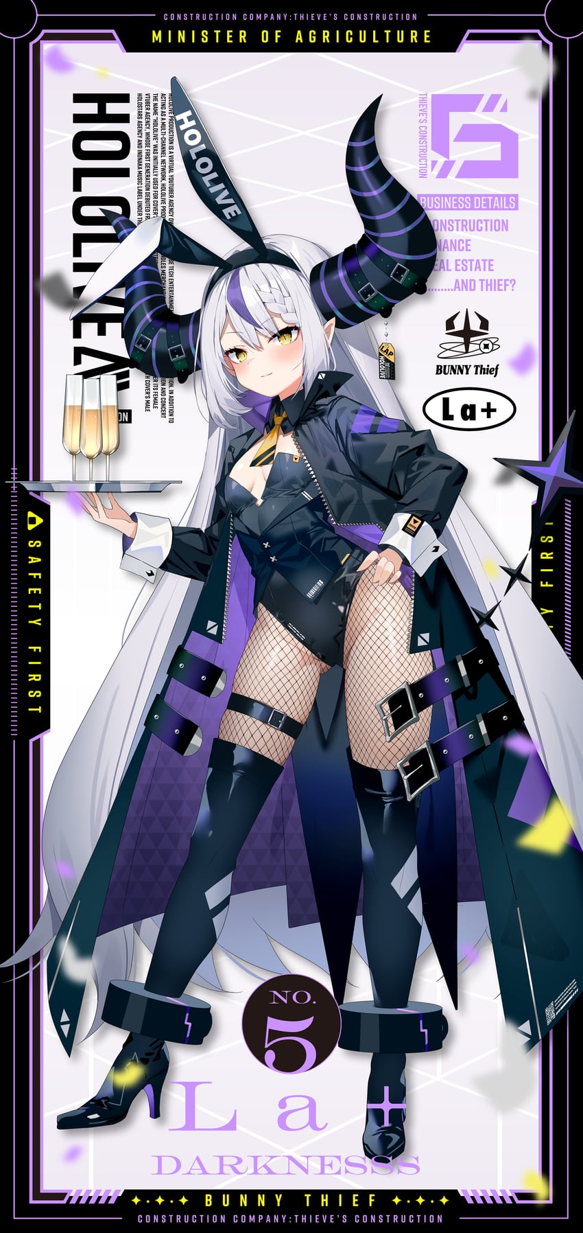 la+ darknesss (hololive) drawn by ishihara_(kuniyoshi)