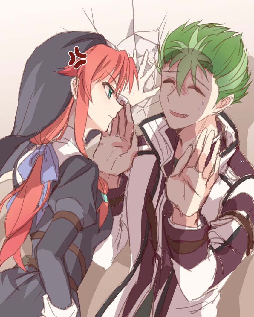 kevin graham and ries argent (eiyuu densetsu and 1 more) drawn by willfin
