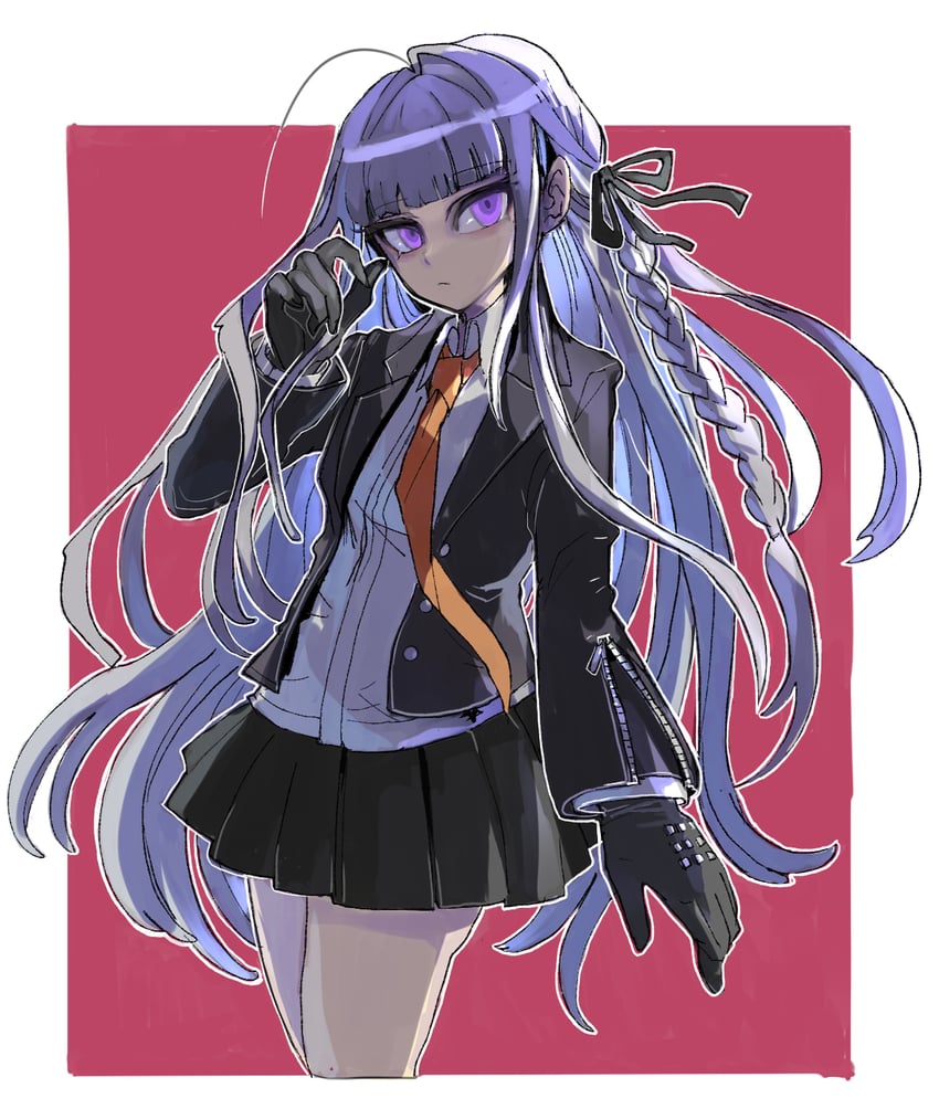 kirigiri kyoko (danganronpa and 1 more) drawn by kumakoro_(tetsupag)