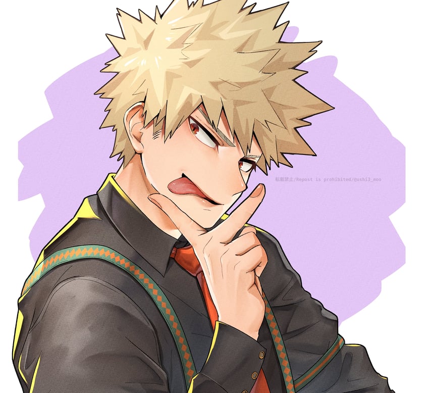 bakugou katsuki (boku no hero academia) drawn by ushi3_moo