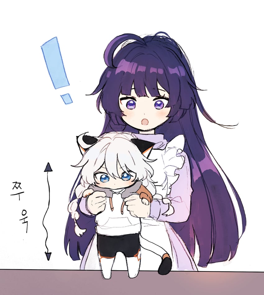 kiana kaslana and raiden mei (honkai and 1 more) drawn by 5rwpvc