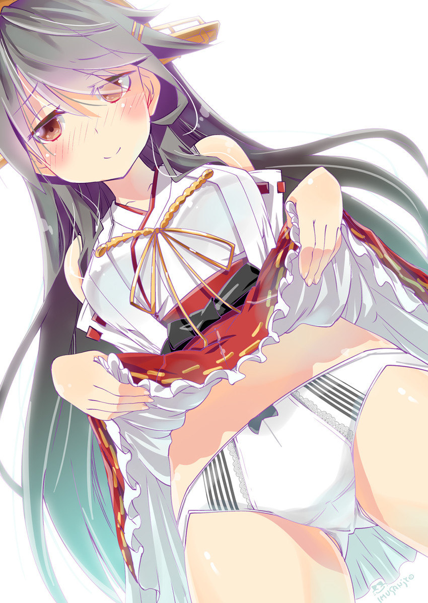 haruna (kantai collection) drawn by imu_sanjo