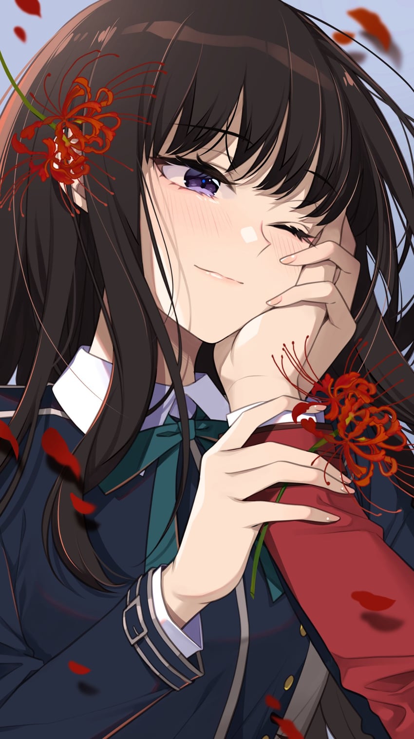 nishikigi chisato and inoue takina (lycoris recoil) drawn by yukiko_(tesseract)