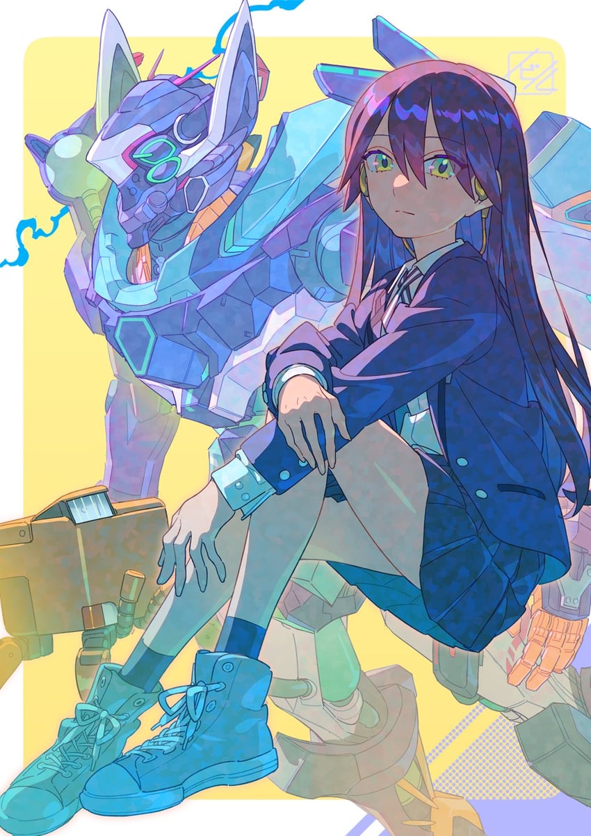 nyaan, conch, and gfred (gundam and 1 more) drawn by nobile1031