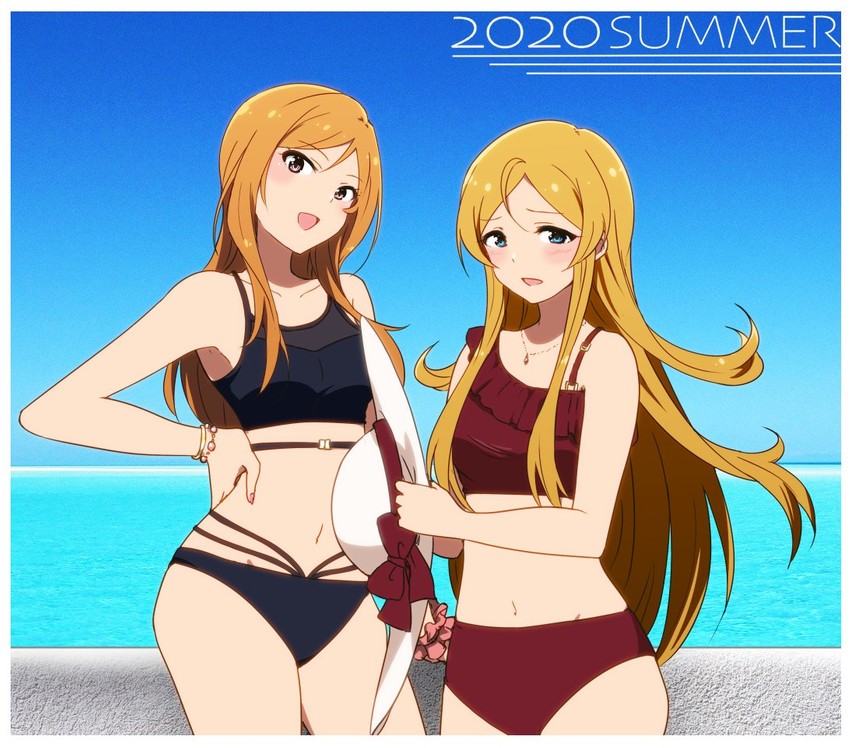 momose rio and shinomiya karen (idolmaster and 1 more) drawn by kidachi