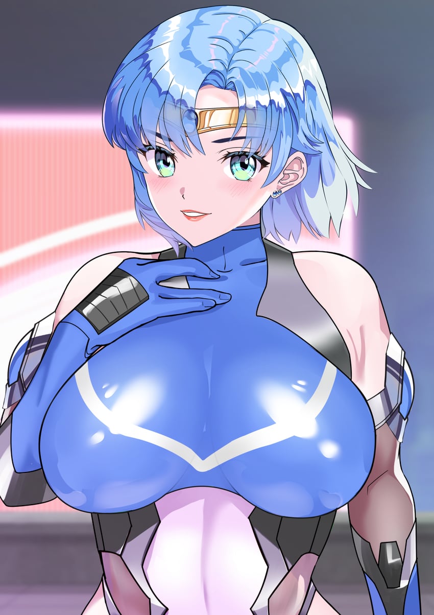 mizuno ami and sailor mercury (bishoujo senshi sailor moon and 1 more) drawn by arion_canvas