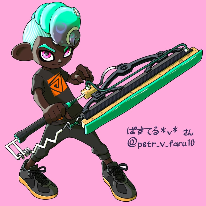 octoling player character and octoling boy (splatoon and 1 more) drawn by xdies_ds