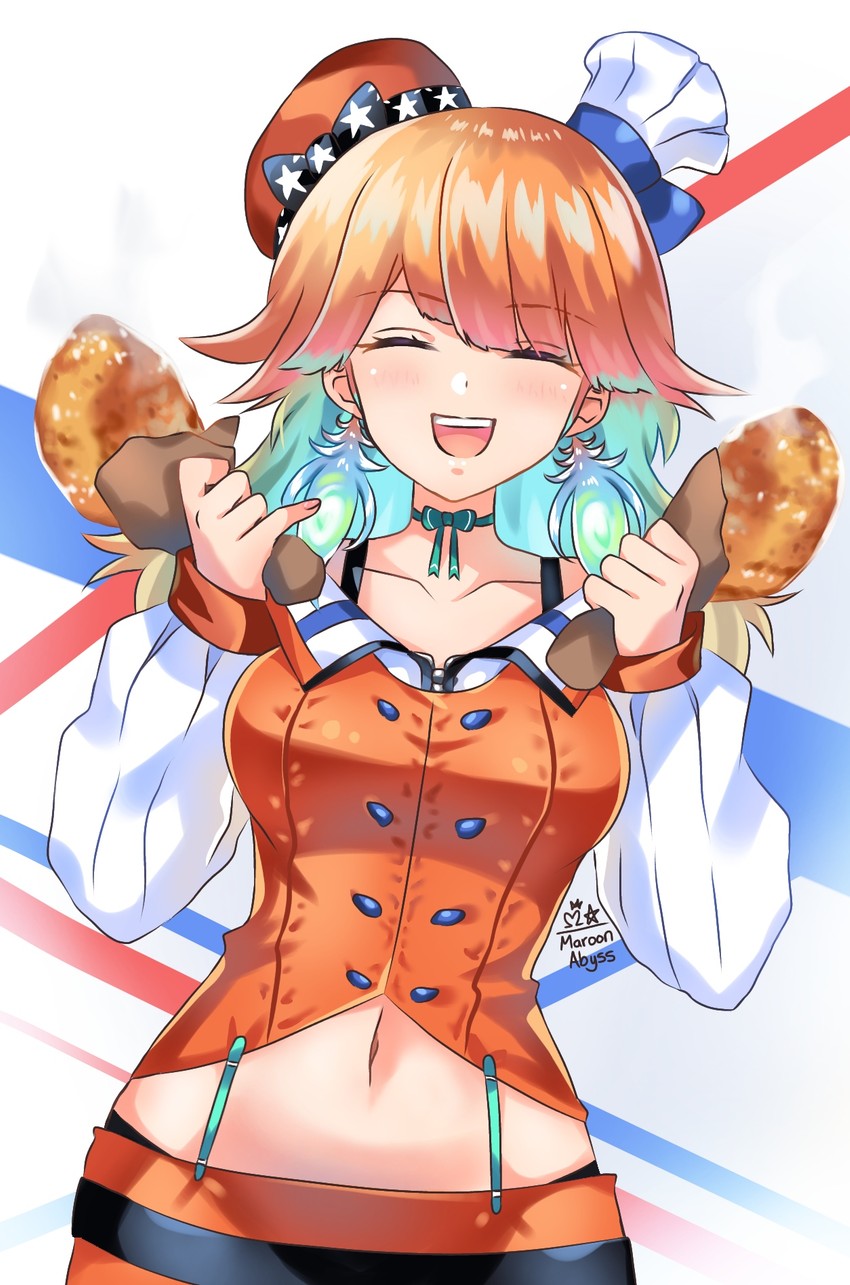 takanashi kiara (hololive and 1 more) drawn by maroonabyss