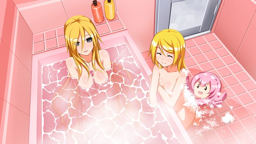 kagamine rin, megurine luka, takoluka, and lily (vocaloid) drawn by yakitori_(oni)