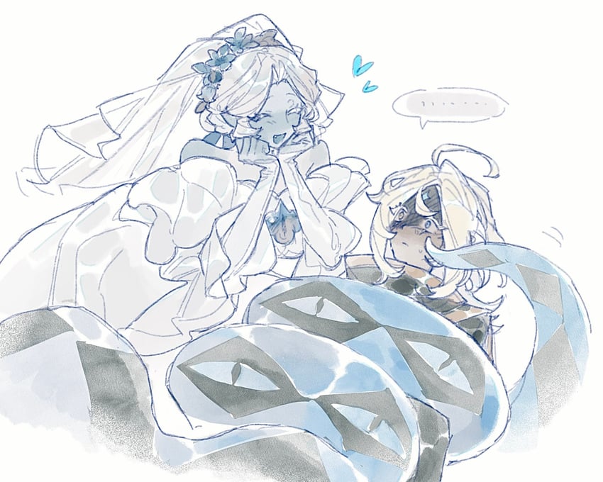 shadow milk cookie and pure vanilla cookie (cookie run) drawn by moomsaw