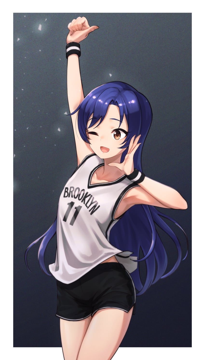 kisaragi chihaya (idolmaster and 1 more) drawn by 24riside