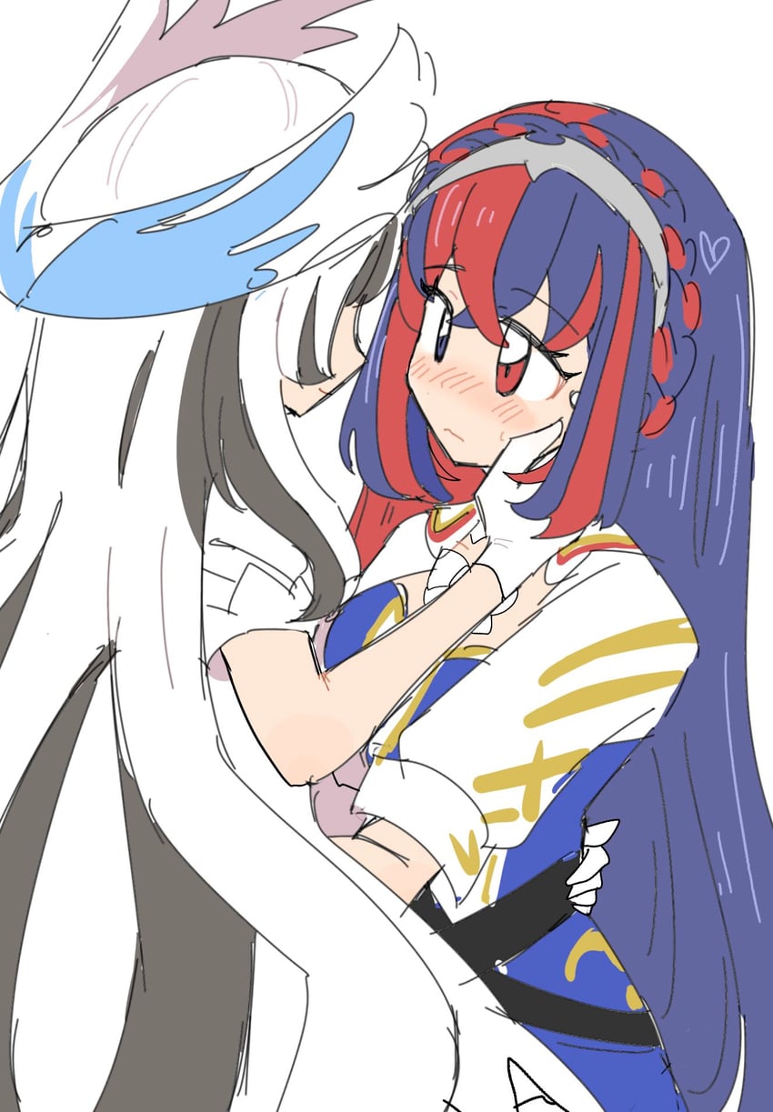 female alear and veyle (fire emblem and 1 more) drawn by han0579
