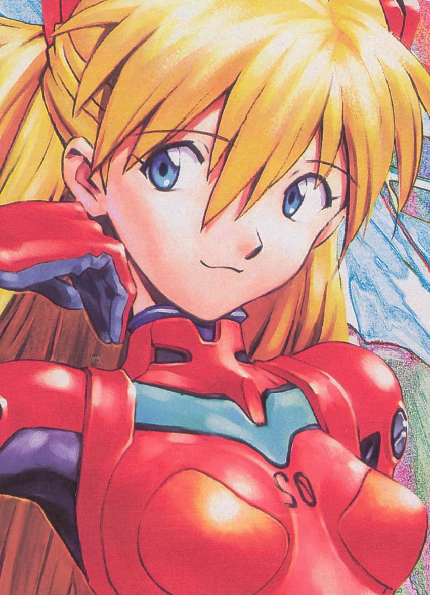 souryuu asuka langley (neon genesis evangelion) drawn by sadamoto_yoshiyuki