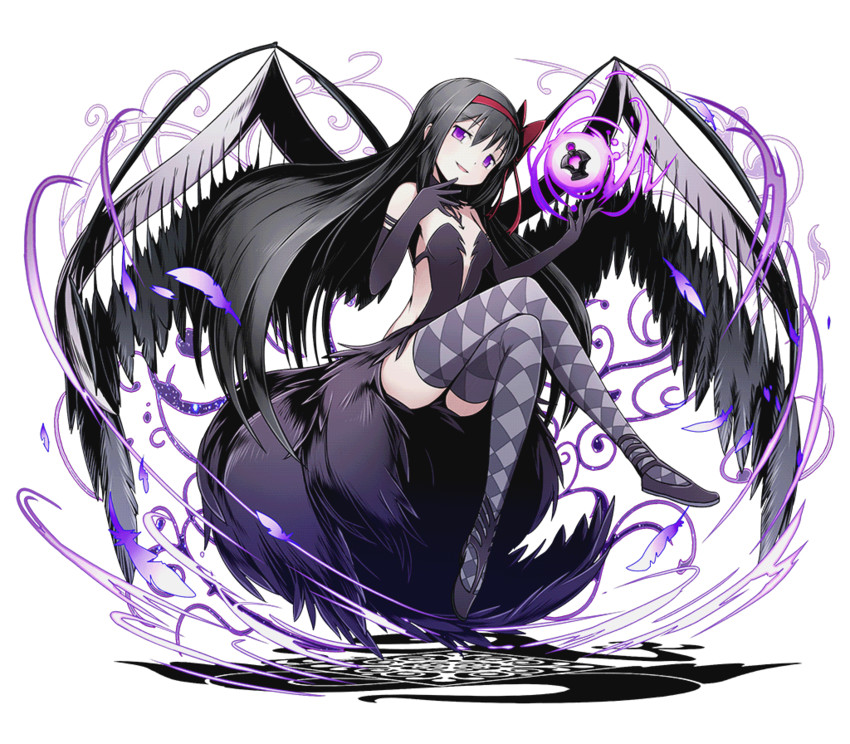 akemi homura and akuma homura (mahou shoujo madoka magica and 2 more)