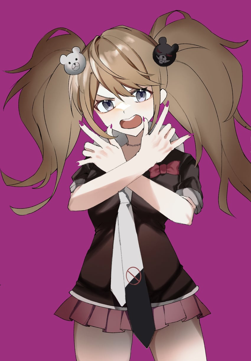enoshima junko (danganronpa and 1 more) drawn by a-ru_(r_dngn)