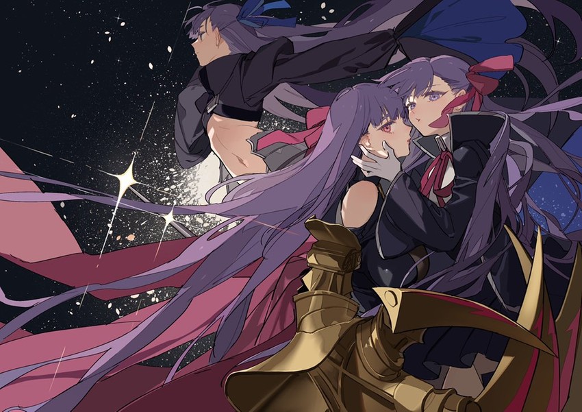 bb, meltryllis, and passionlip (fate and 3 more) drawn by zhibuji_loom