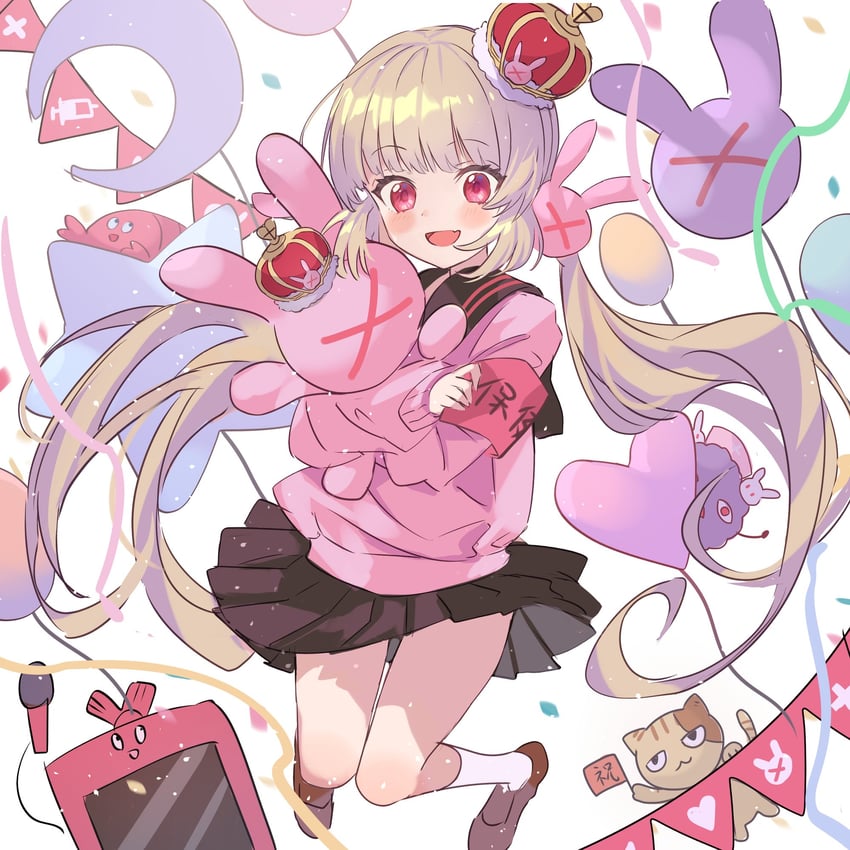 natori sana (sana channel) drawn by makai_no_juumin