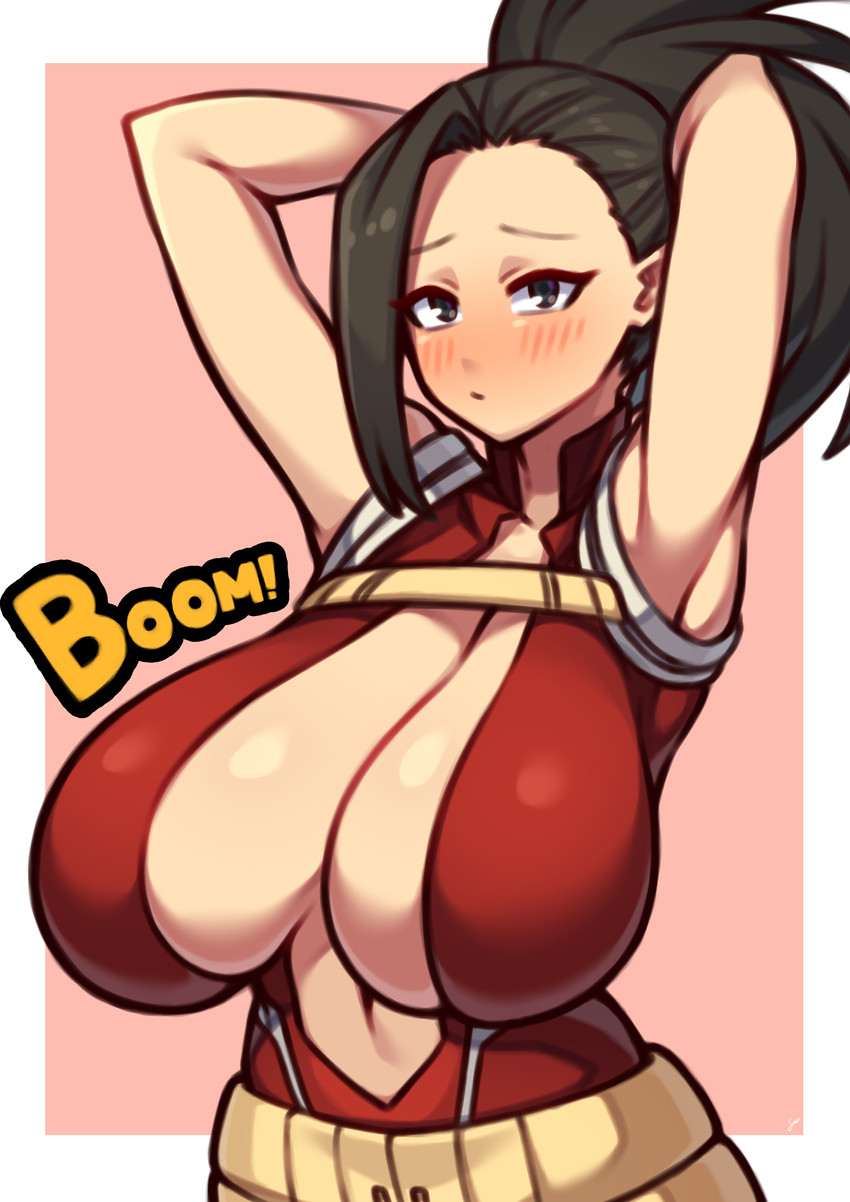 yaoyorozu momo (boku no hero academia) drawn by nikuatsu_magician_shinbo