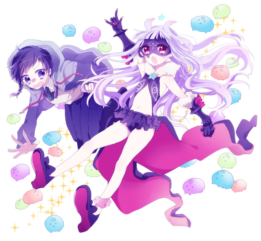 hoshimiya kate, venera-sama, kurukuru, and jimon asuta (sekai seifuku: bouryaku no zvezda) drawn by bcoca