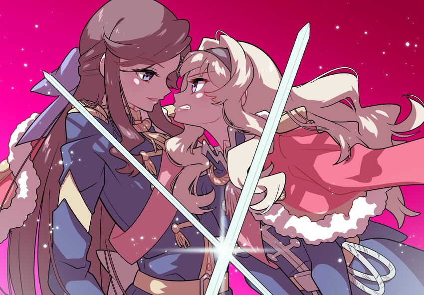 saijou claudine and tendou maya (shoujo kageki revue starlight) drawn by kidanieru
