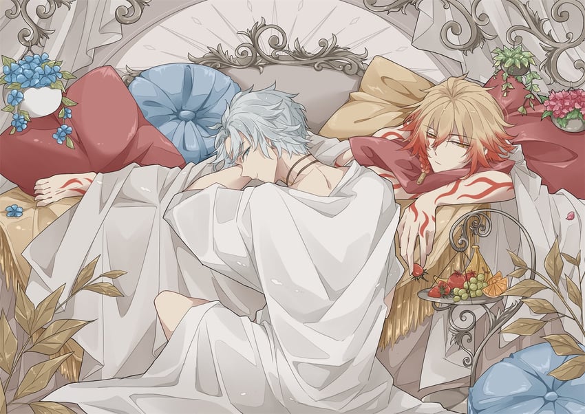 phainon and mydei (honkai and 1 more) drawn by kujyo_sk