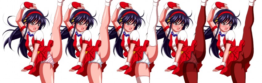 asamiya athena (the king of fighters and 1 more) drawn by inferno_(nanbu14)