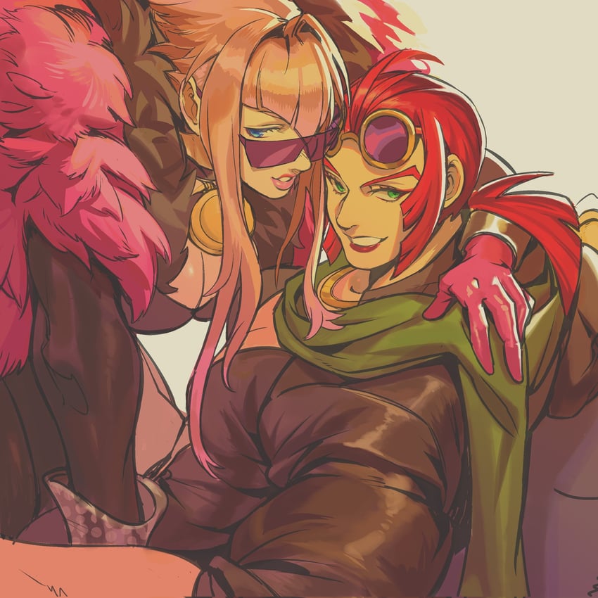 manon legrand and marisa (street fighter and 1 more) drawn by leichen6194