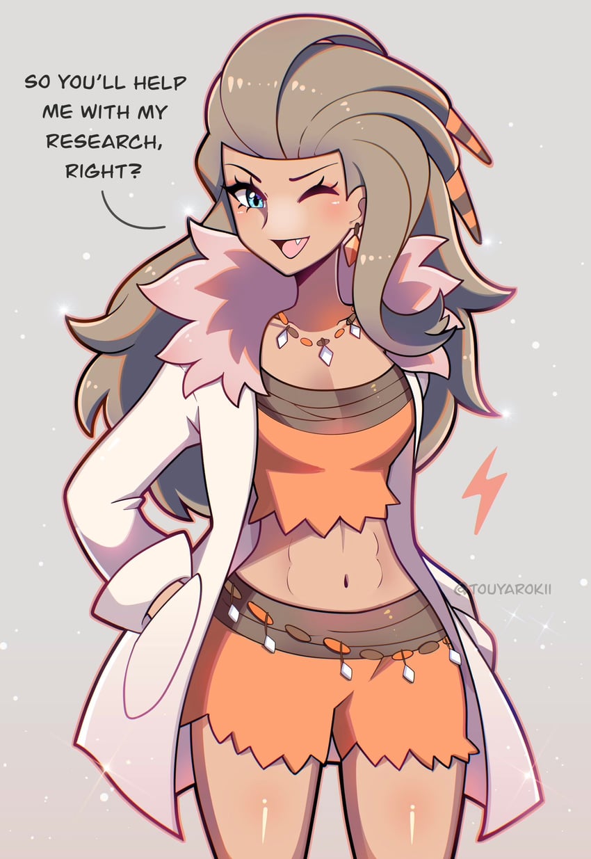professor sada (pokemon and 1 more) drawn by touyarokii