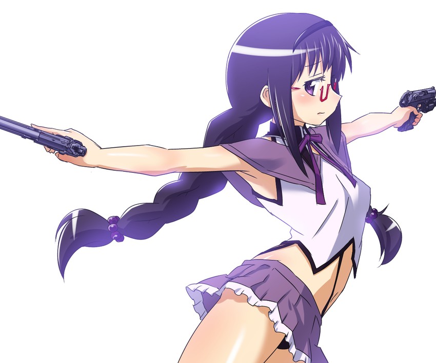 akemi homura (mahou shoujo madoka magica) drawn by sat-c