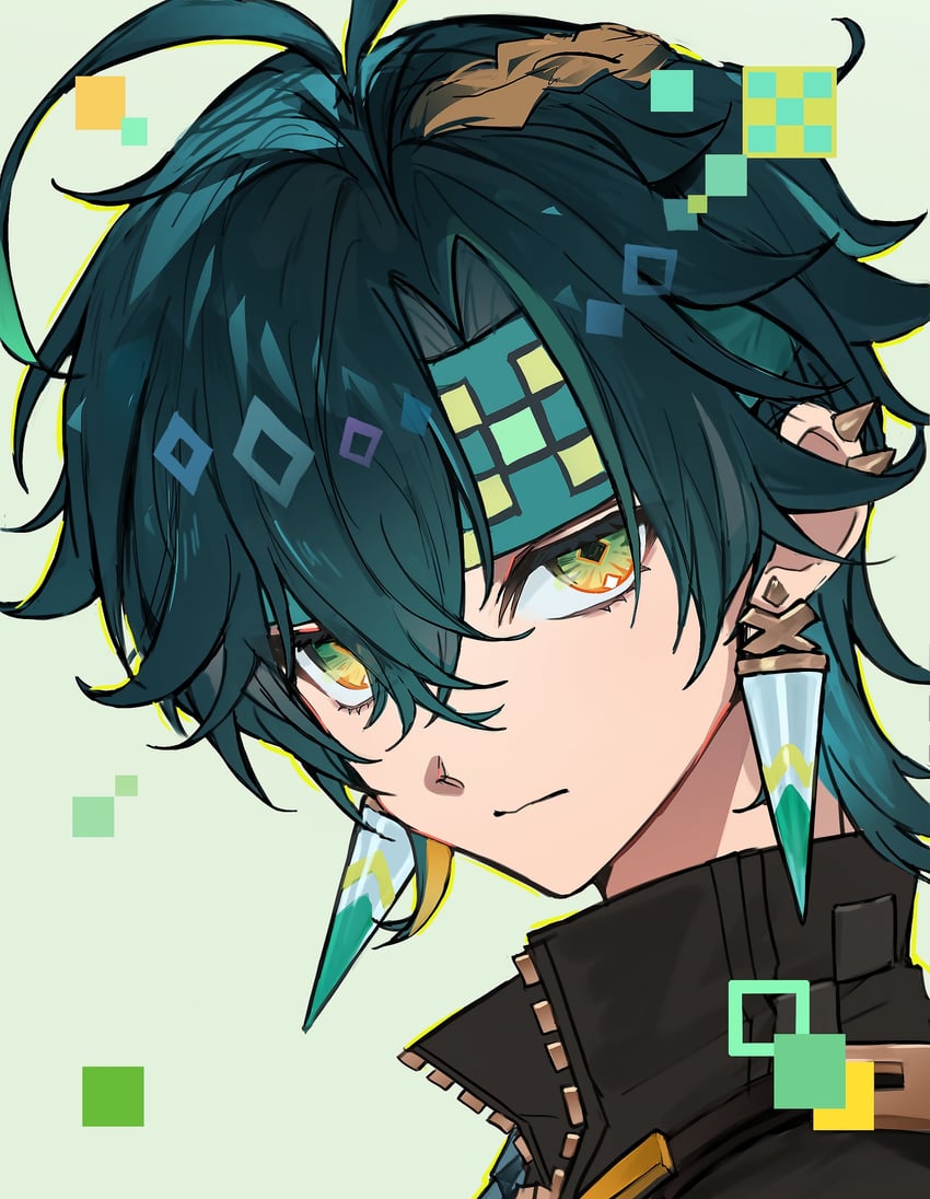 kinich (genshin impact) drawn by toria_(toriaa_27)
