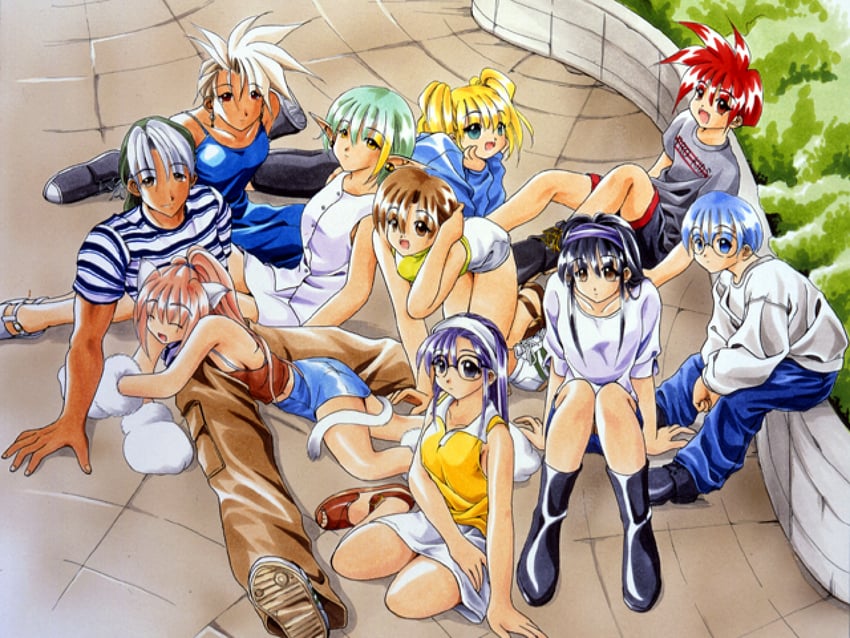 melody sinclair, maria short, sheela sheffield, elle louise, patty sole, and 5 more (yuukyuu gensoukyoku) drawn by atelier-moo