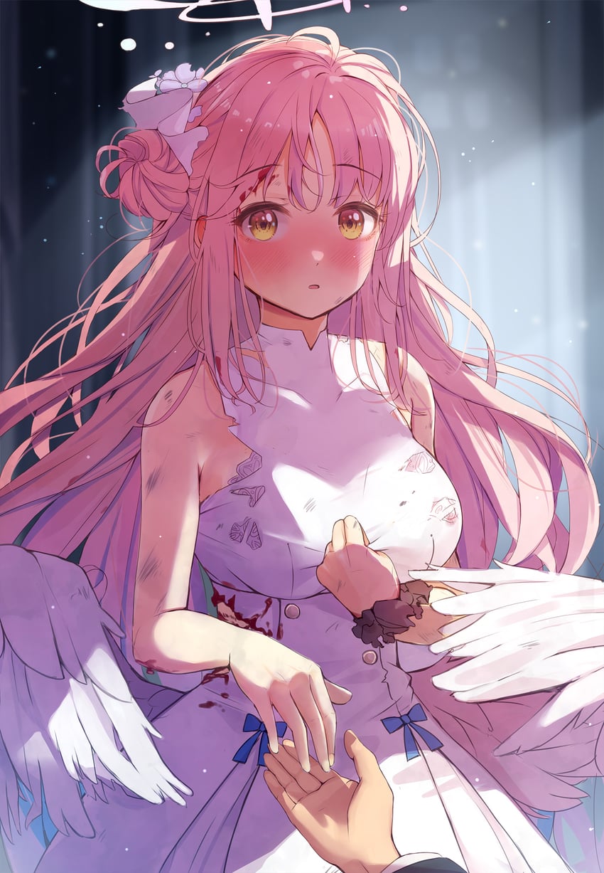 sensei and mika (blue archive) drawn by nira_(vira)