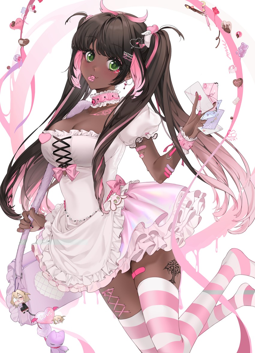 my melody, lilith, lilith cat, and miu (original and 2 more) drawn by unxi