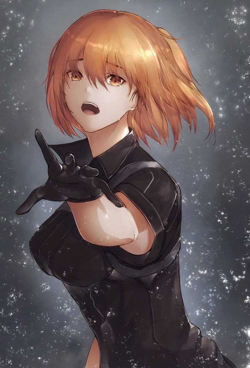 fujimaru ritsuka (fate and 1 more) drawn by marumoru