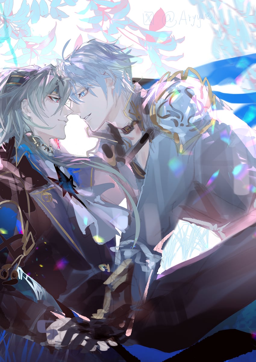 phainon and anaxa (honkai and 1 more) drawn by aryyue