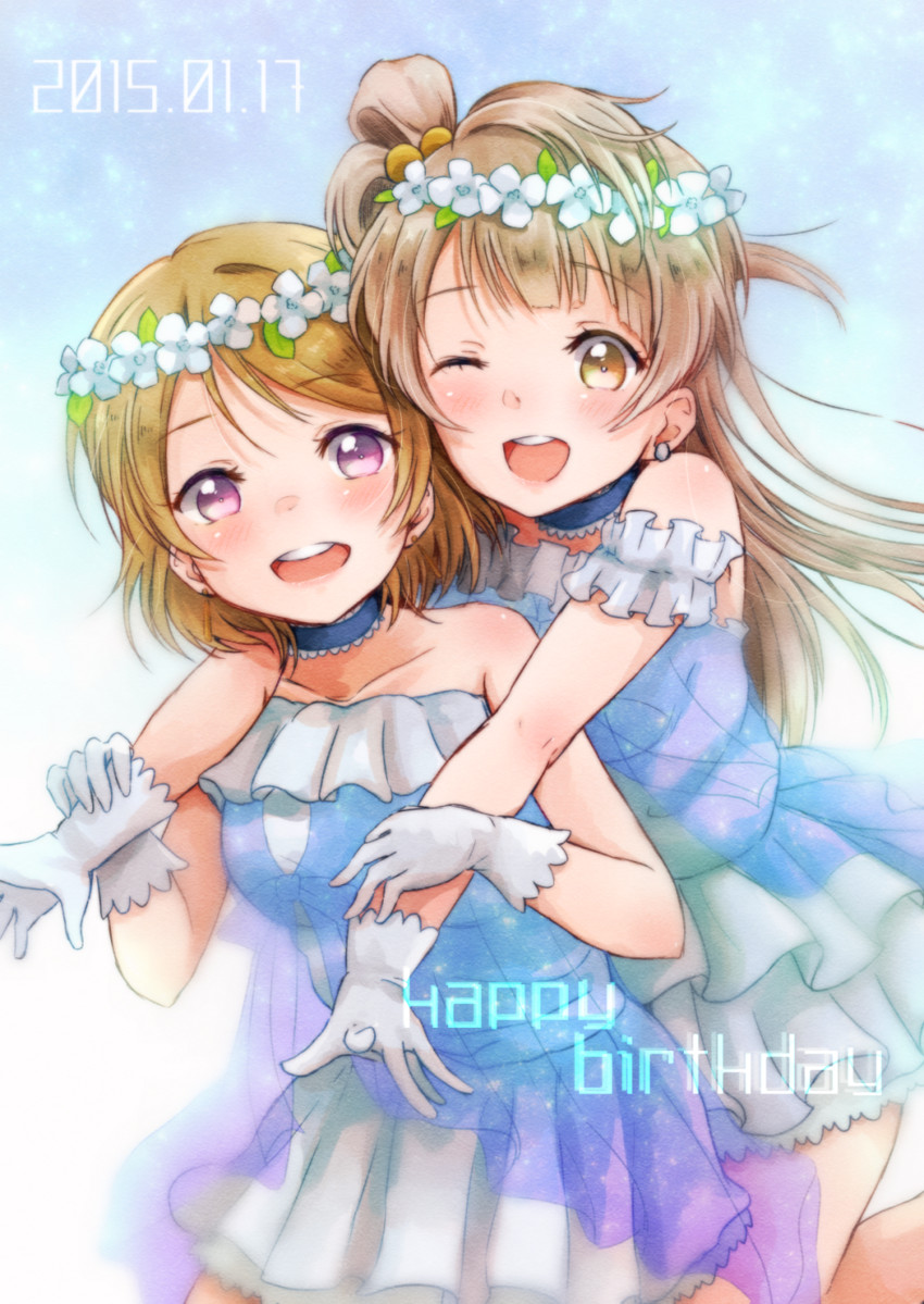 minami kotori and koizumi hanayo (love live! and 1 more) drawn by suito