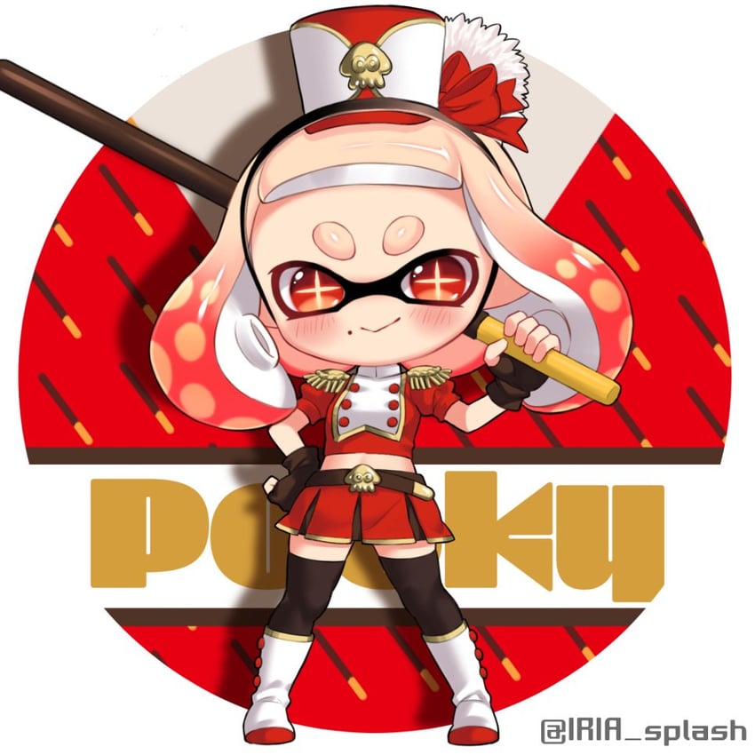 pearl (splatoon and 1 more) drawn by iria_(yumeirokingyo)