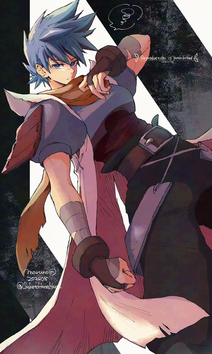 ryu (breath of fire and 1 more) drawn by maruno